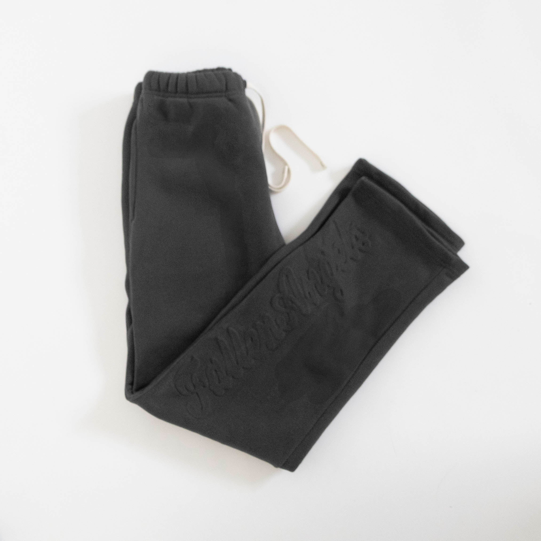 Charcoal Straight Joggers