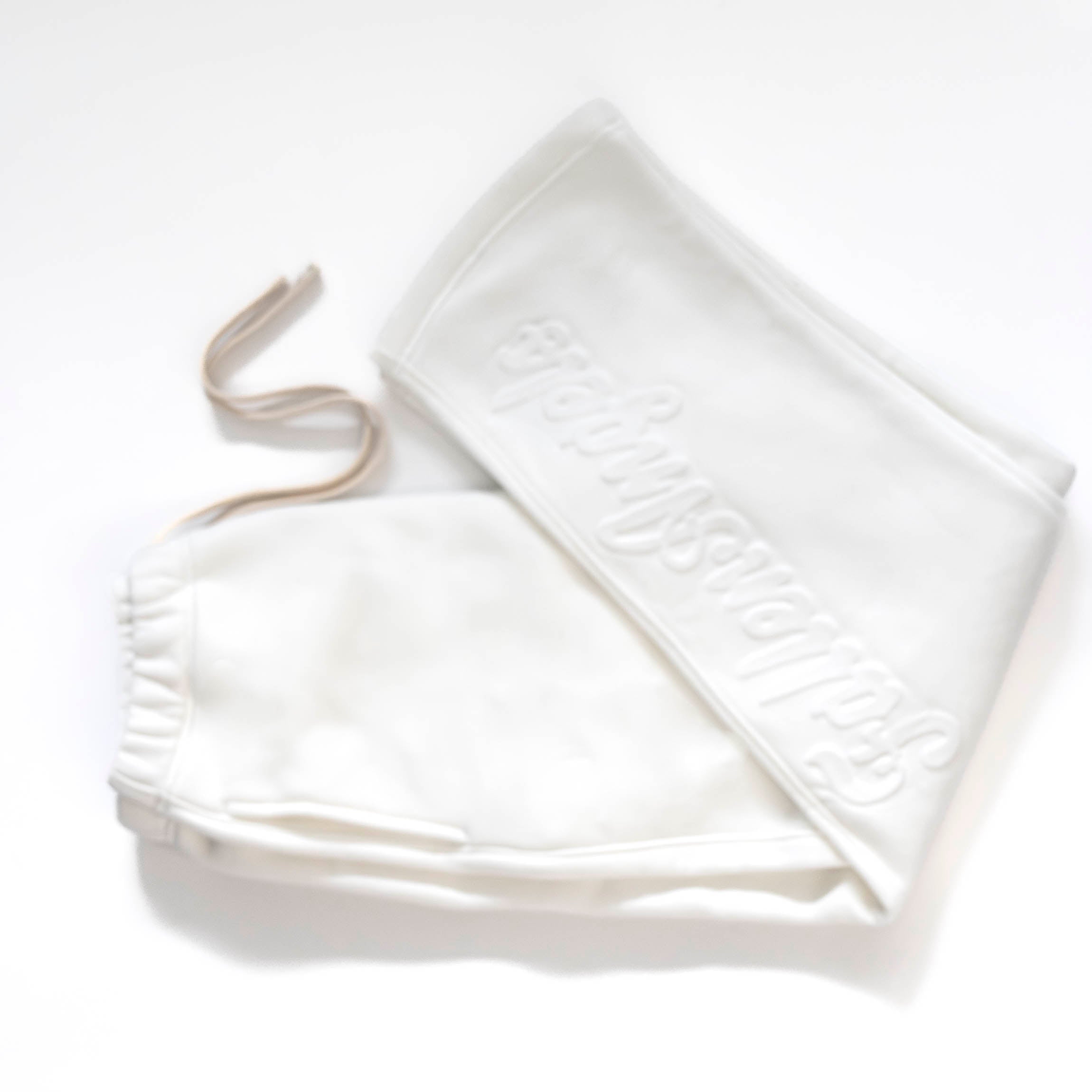 Frost White Straight Joggers